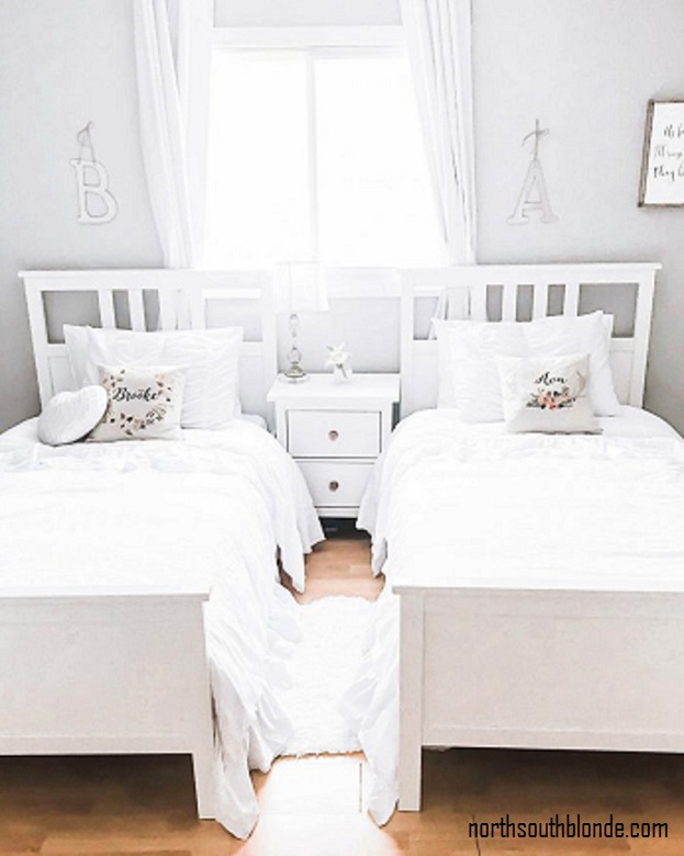 Use space wisely in shared bedrooms