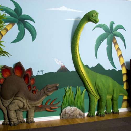 3D Dinosaur Wall Art