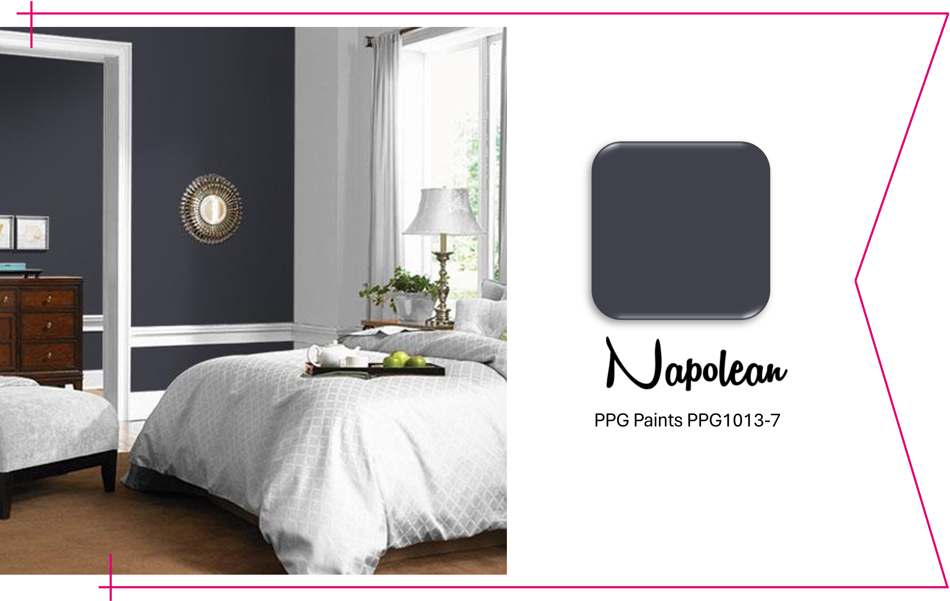 Bedroom Wall Paint PPG Napoleon PPG1013-7