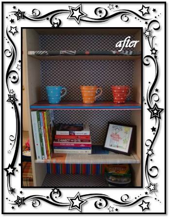 DIY Bookcase - After the Decorating