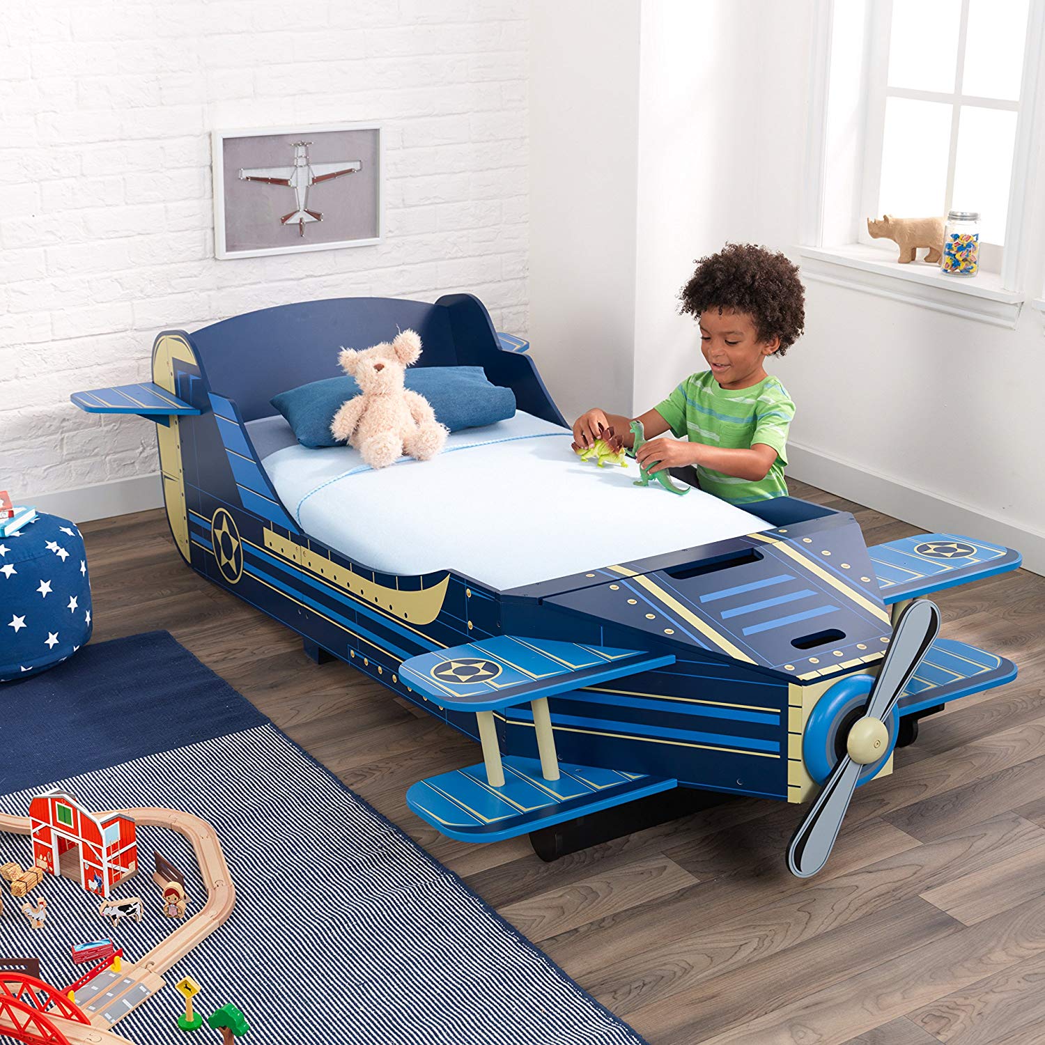 KidKraft Airplane Toddler Bed