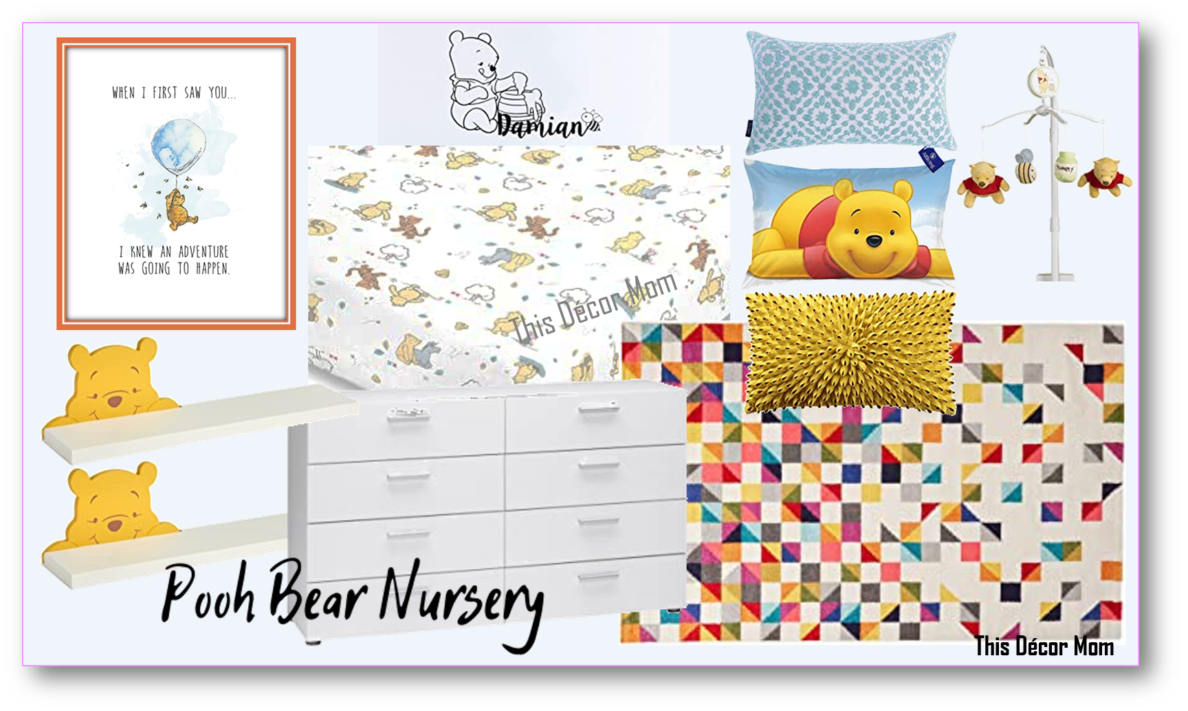 Vision Board 2 - Winnie the Pooh Nursery