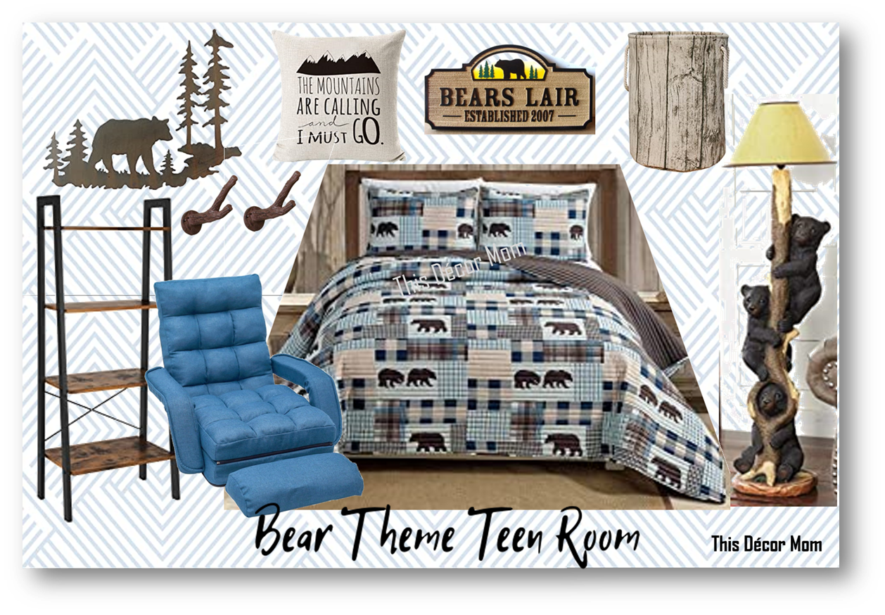 Decorating With Bear Theme For Children Bedroom