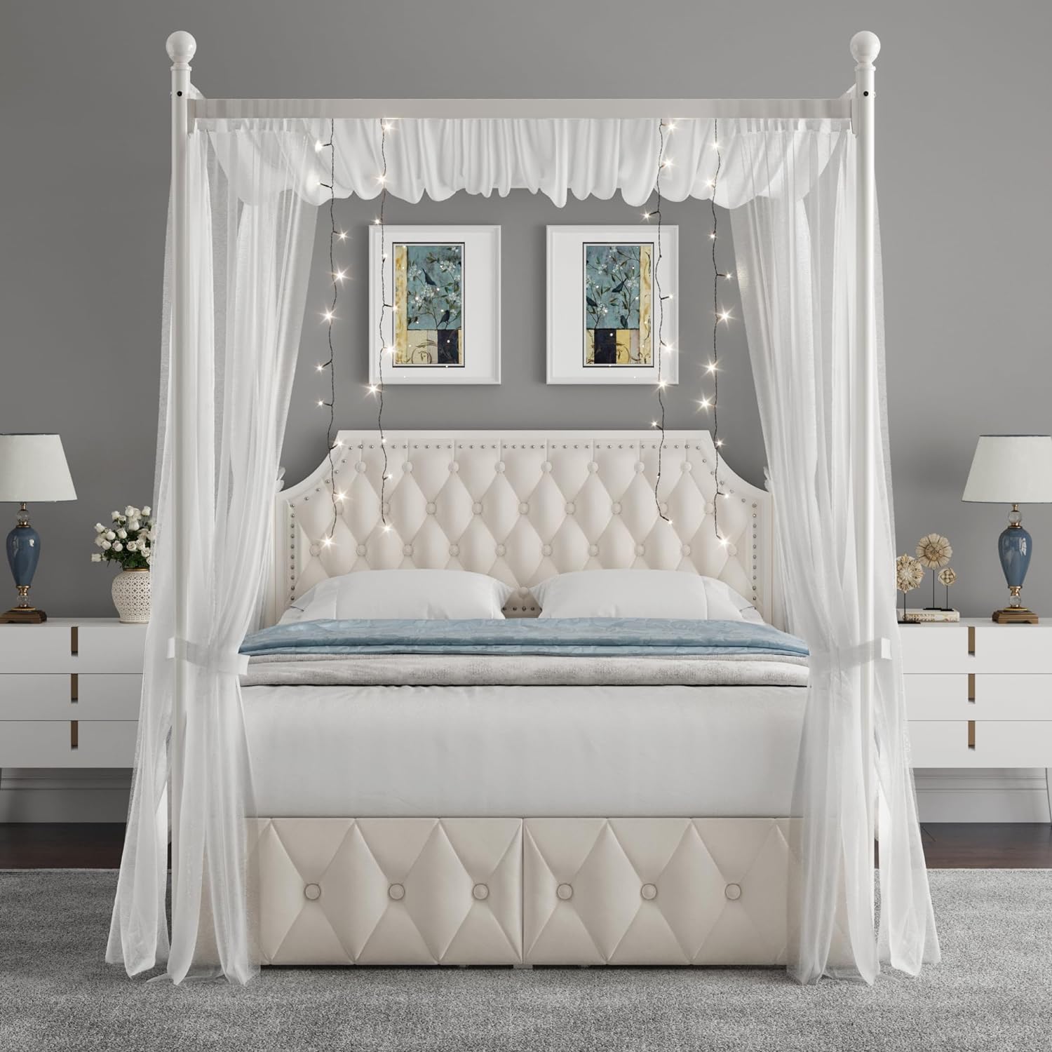 Canopy bed for a Rapunzel Themed Bedroom