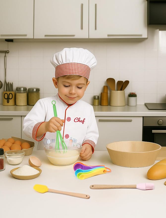 Kids Chef Costume with Hat