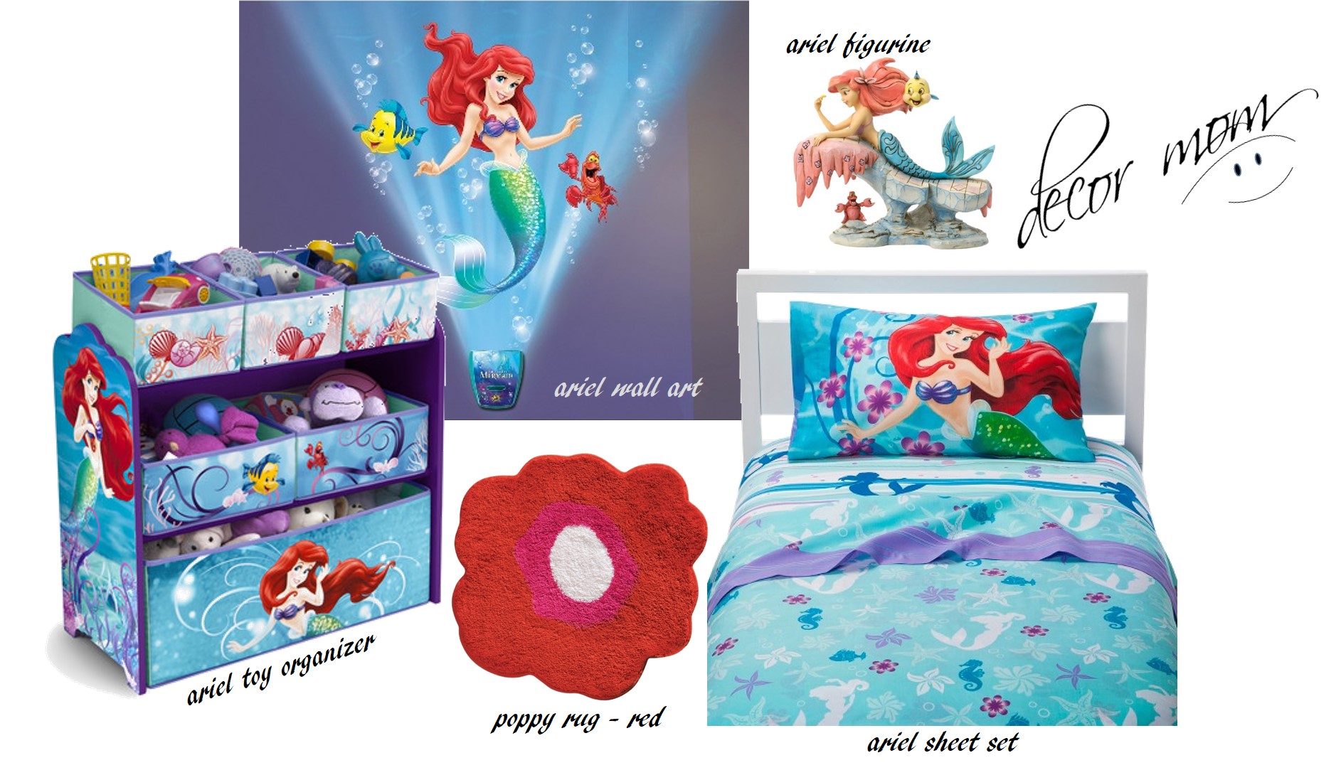 Ariel Little Mermaid Room