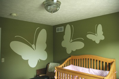 Deep Forest Green Baby Nursery