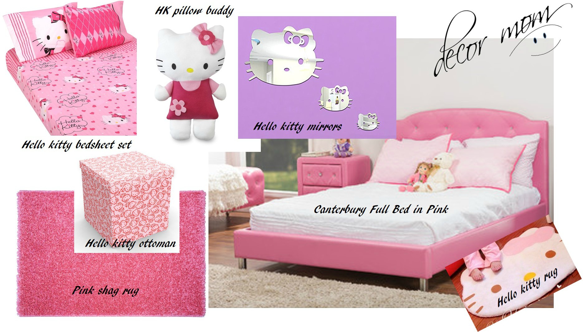 Hello Kitty Bedding - Vision Board 2 - Teens