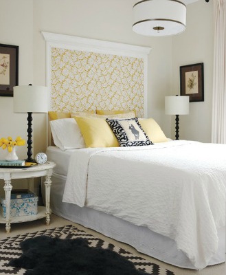 Wallpaper or Wall decal Headboard