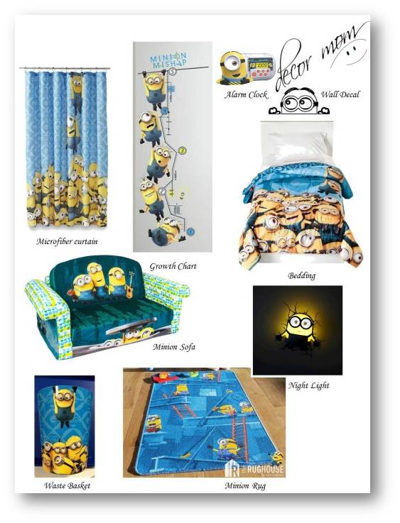 Minion Room Decor - Vision Board 1 - Minion Takeover