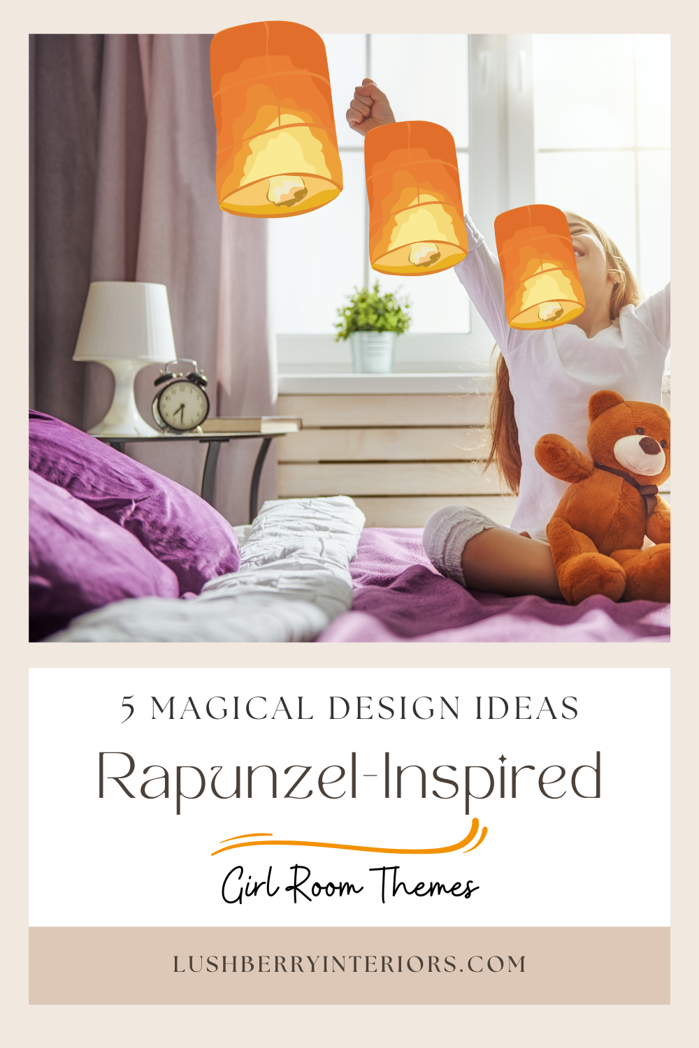 Rapunzel Inspired Girl Bedroom Ideas