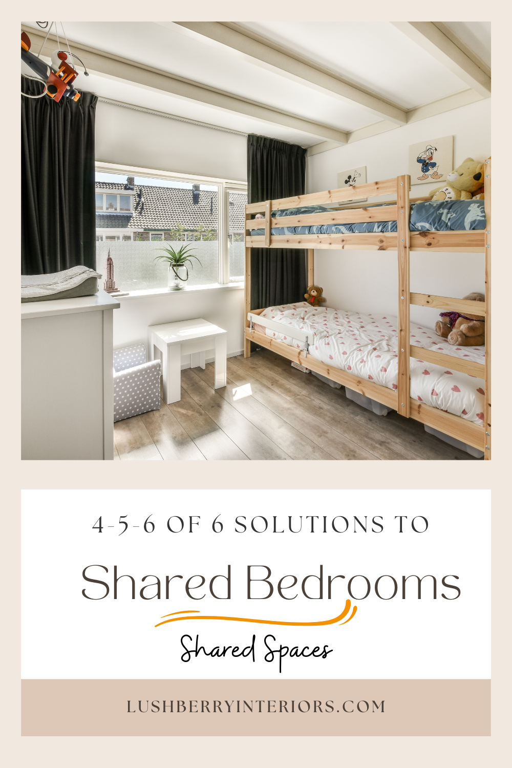 Shared Bedrooms in Kids Spaces - more solutions