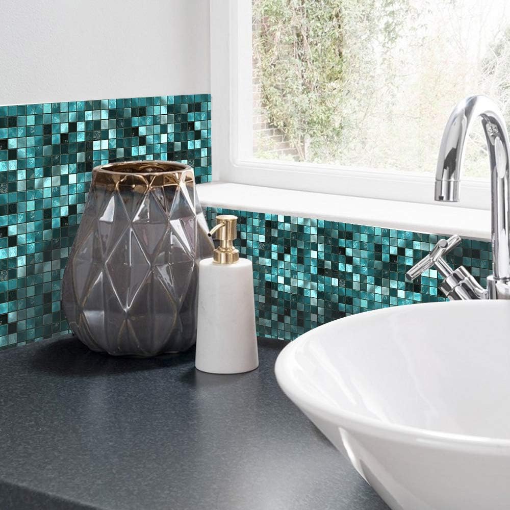 Spruce Up the Tiles with Peel and Stick Waterproof decals