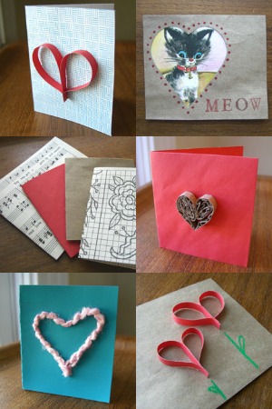 recycled kids valentine cards