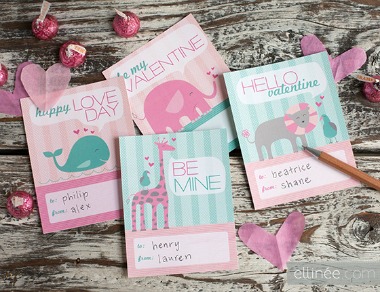 Free Printable Kids Valentine Cards