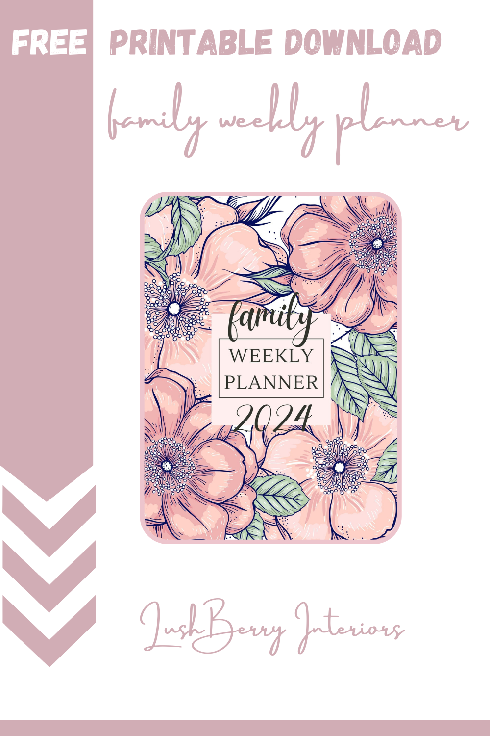 Free Printable Family Weekly Planner 2024