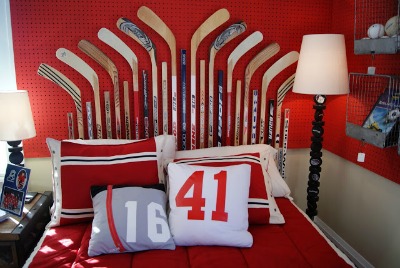 Ice Hockey Headboard