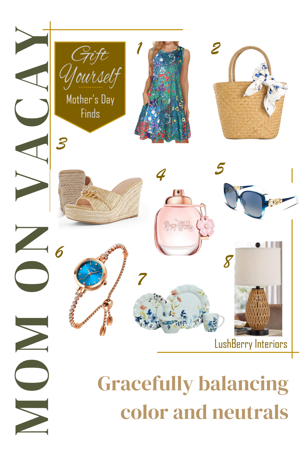 Mother's Day gifts - Mom on Vacay