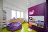 Purple Walls and Lime Green Floor?