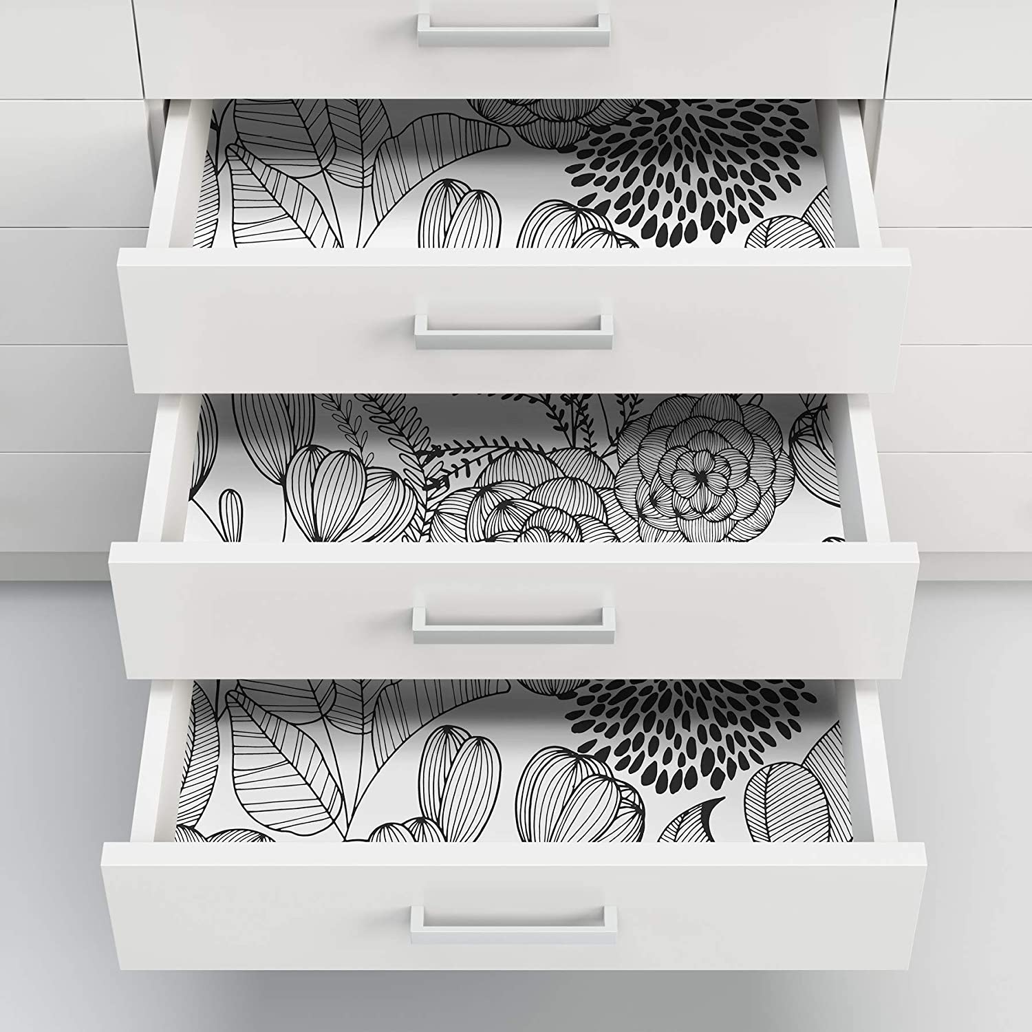 Understated and elegant - add a cool wallpaper inside the drawer