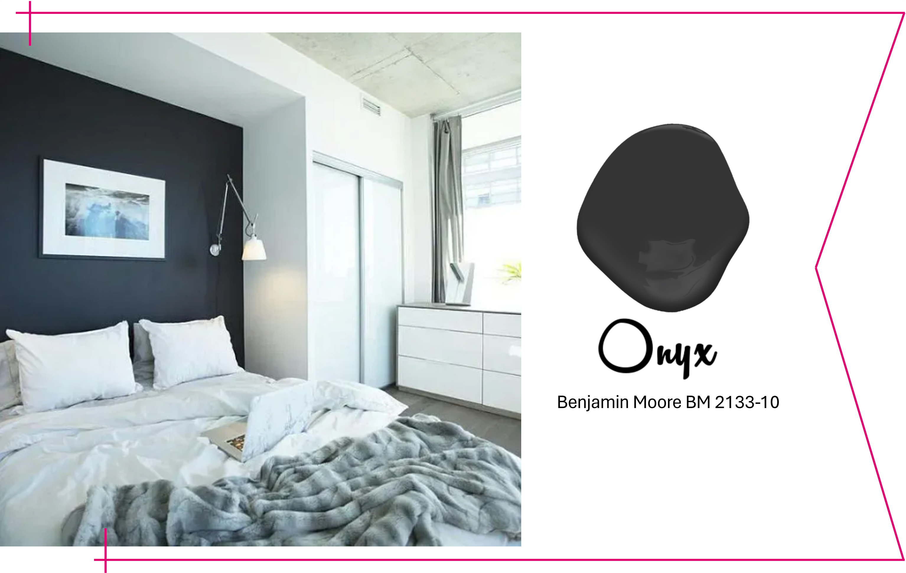 Bedroom Wall Paint BM Onyx-BM2133-10