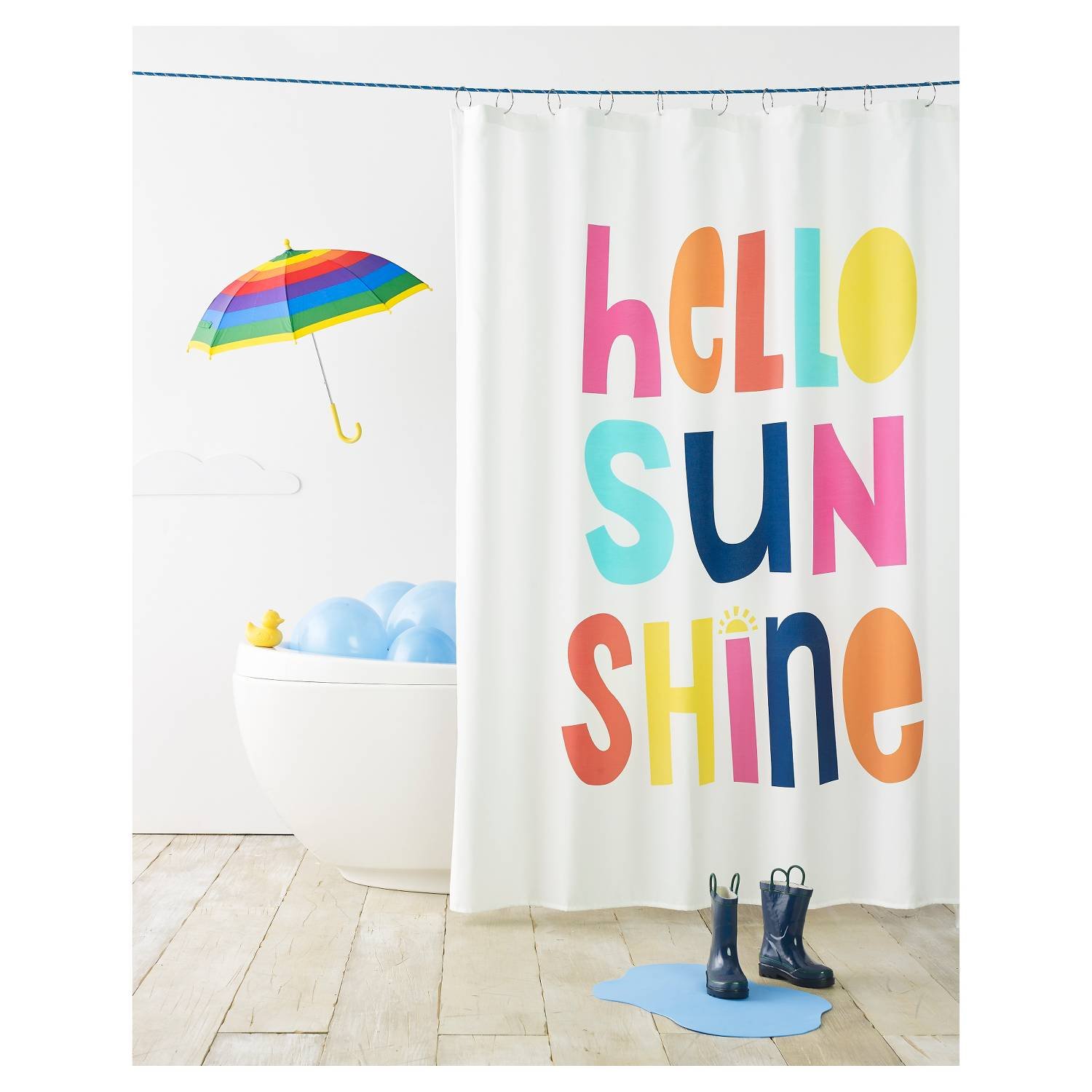 Hello Sunshine Shower Curtain