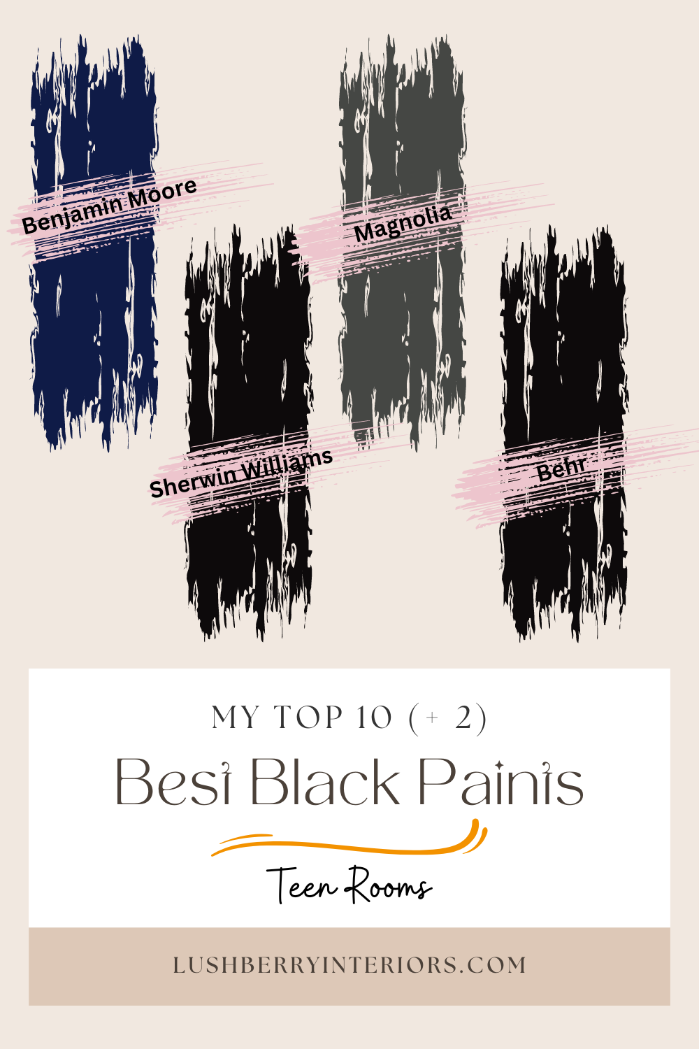 Pin 1 for Best Black Paints
