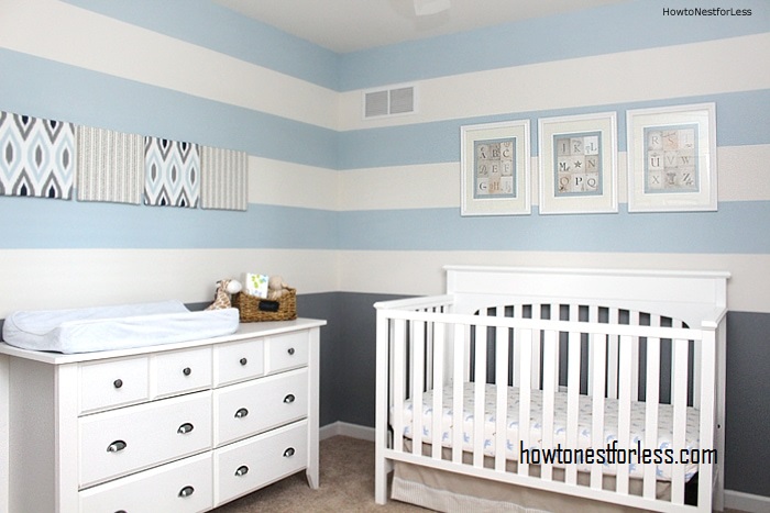Blue and Grey Baby Boy Nursery