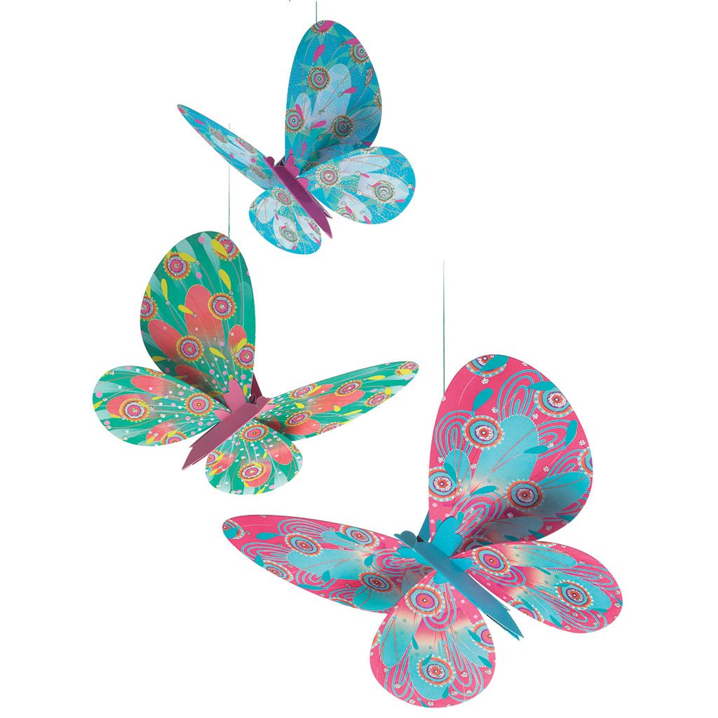 Glitter Butterflies Airy Mobile