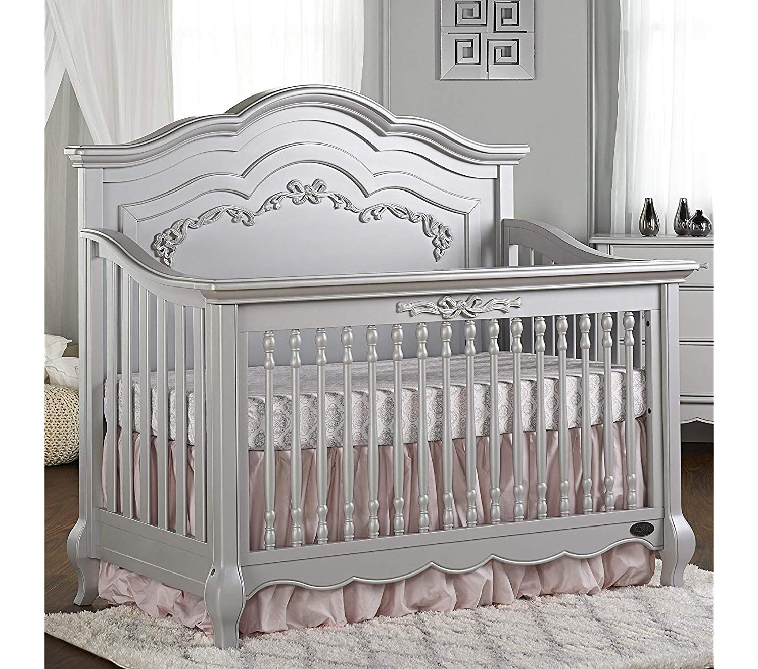 Еvоlur Deluxe Premium Collection 5-in-1 Convertible Crib Ivory Lace
