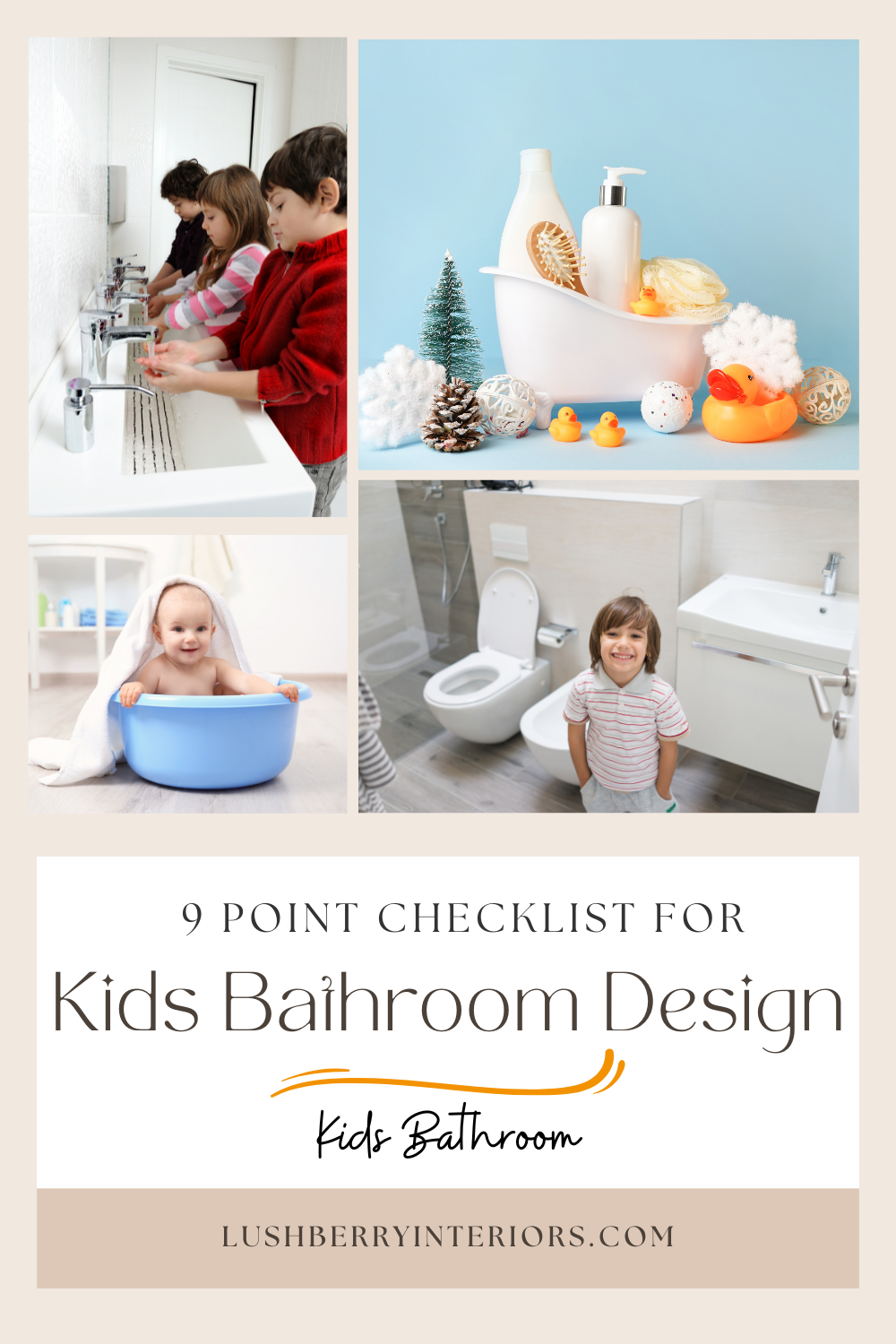 Kids Bathroom Design - The 9 Point Checklist