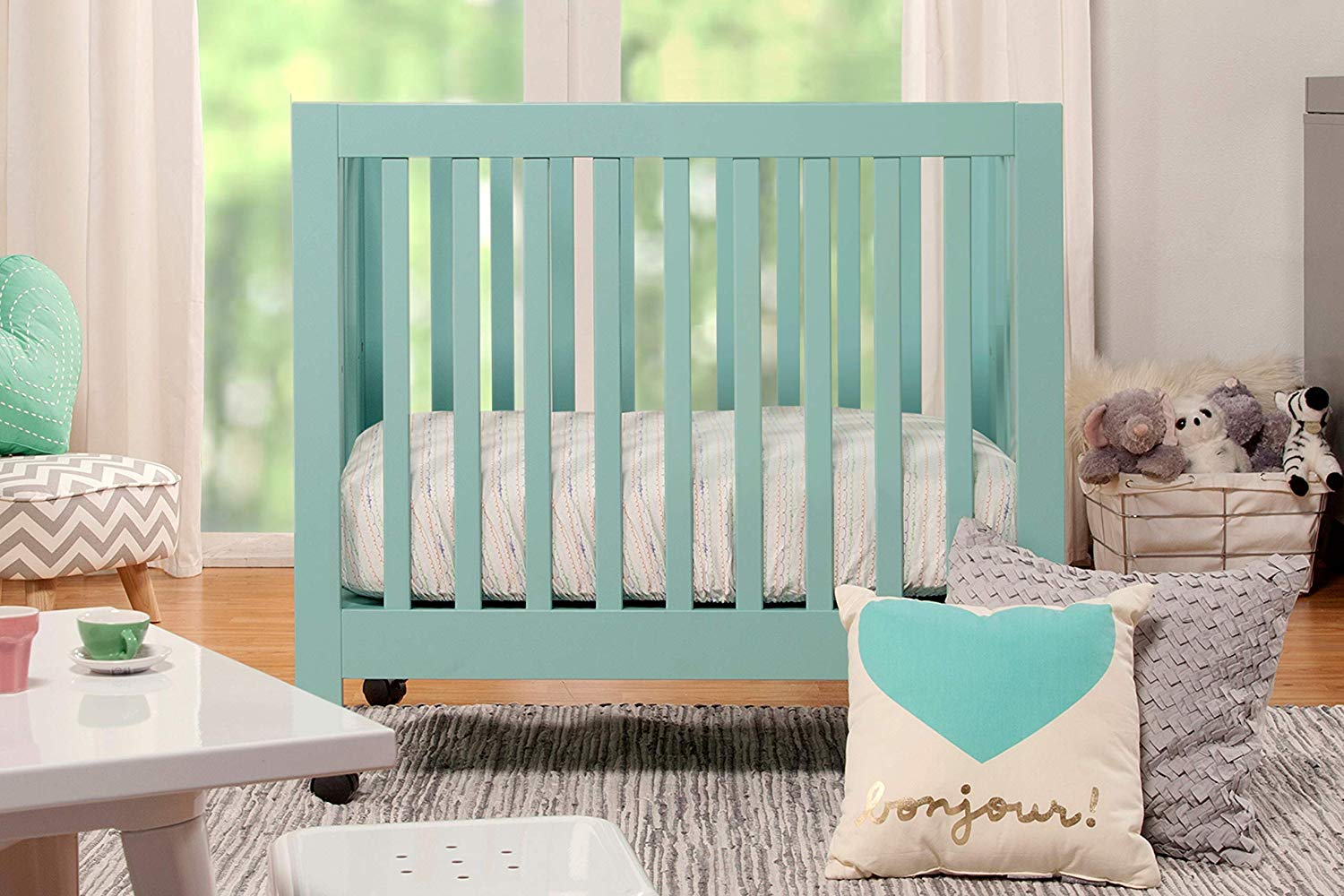 Babyletto Origami Mini Portable Crib with Wheels
