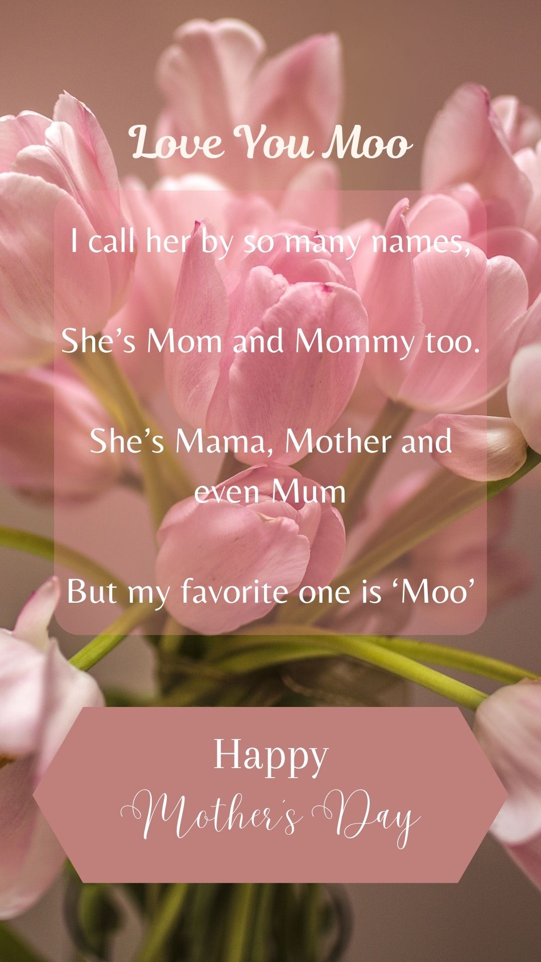 Mother's Day Poem for my Moo