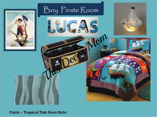 Pirate Theme - Boy Bedroom