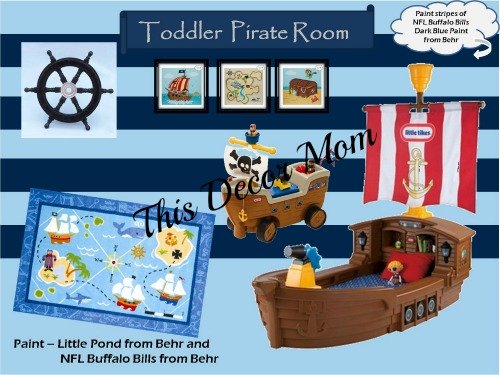 Pirate Theme - Toddler Room