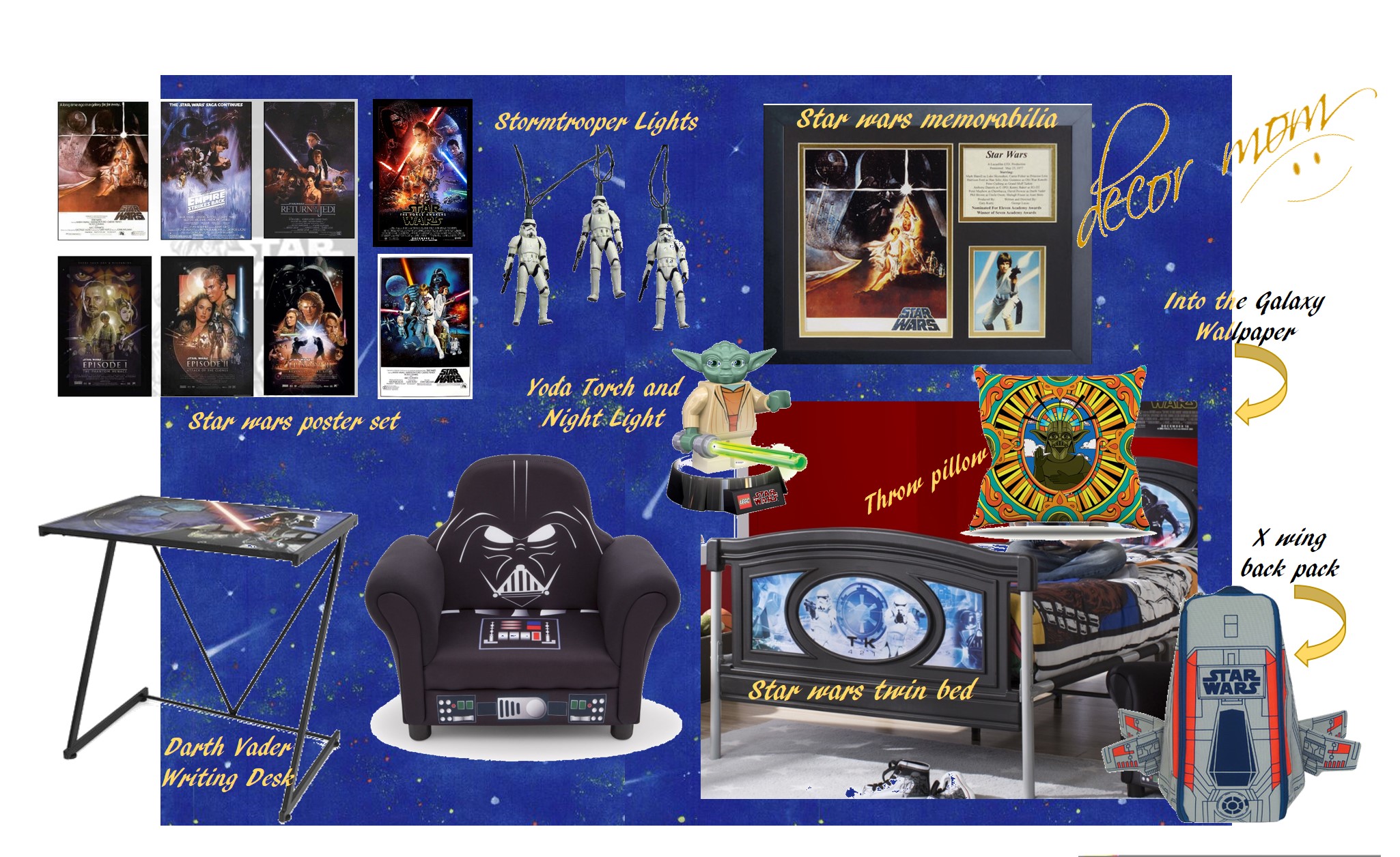 Star Wars Bedroom Vision Board 2