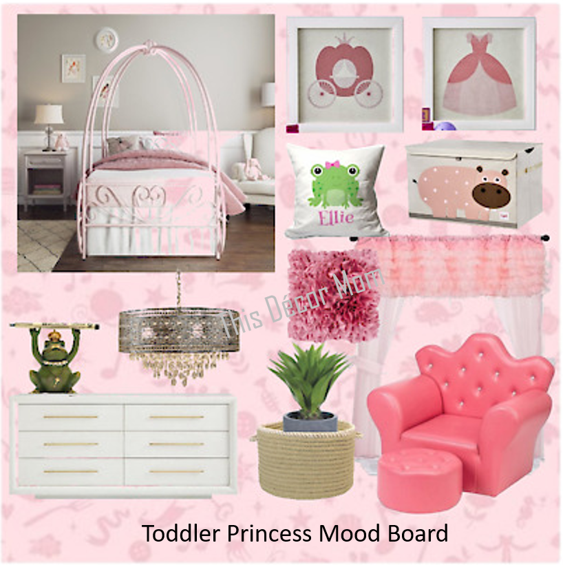 Toddler Princess Mood Board