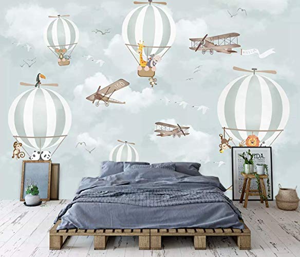 Hot Air Balloon Animals Wallpaper