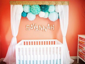 Childrens Room Decor - Pompoms