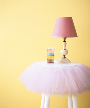 Childrens Room Decor - Tutu Table